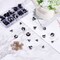 PH PandaHall Resin Safety Eyes, 100pcs 5 Size Craft Eyes Black Stuffed Crochet Eyes Kawaii Eyes with 100pcs Washers for Teddy Bear, Amigurumi Craft, Puppet, Plush Animal Making (8/10/ 12/14/ 16mm)
